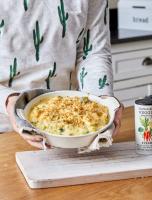 Greens-loaded Mac and Cheese